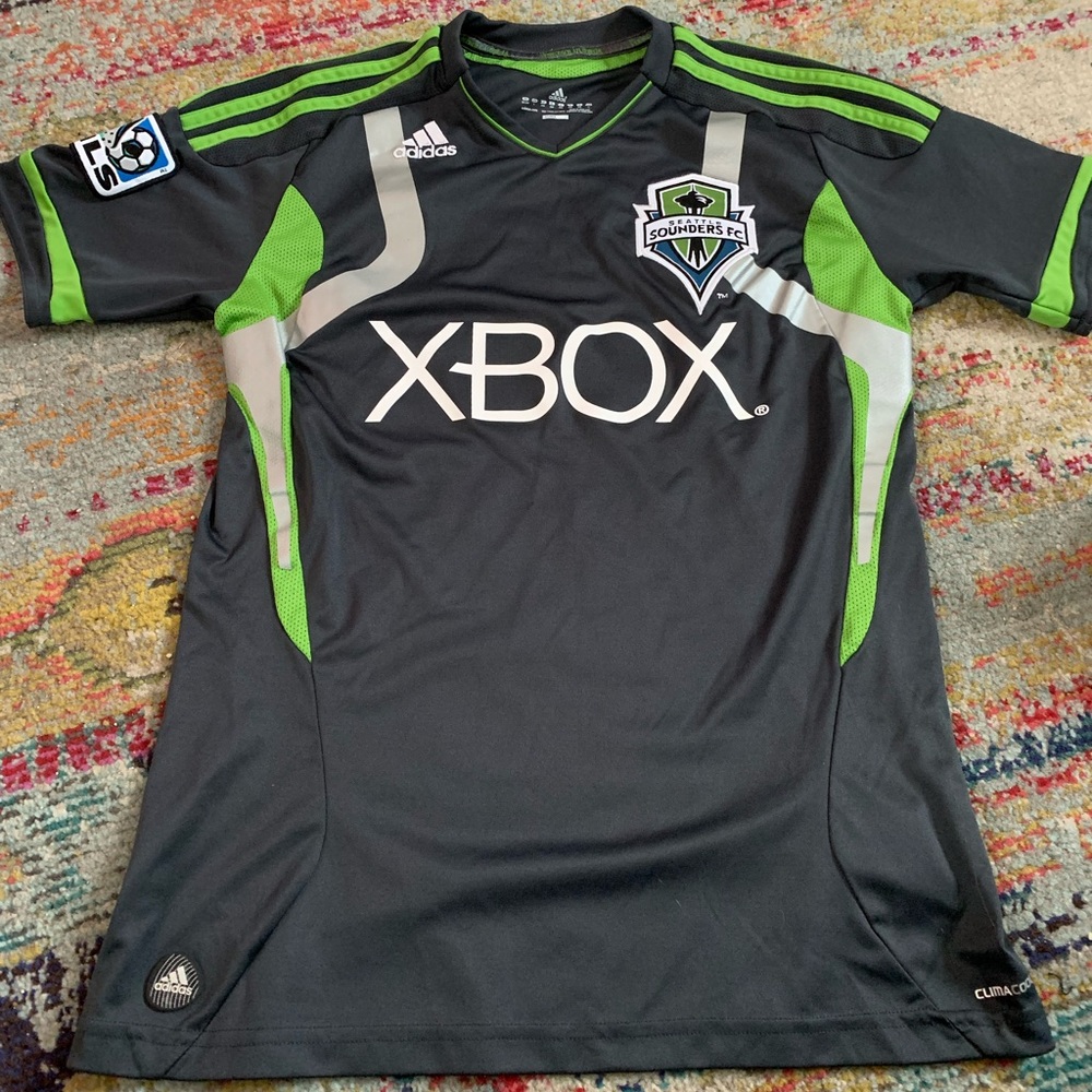 ADIDAS SEATTLE SOUNDERS FC WOMENS SOCCER JERSEY LARGE